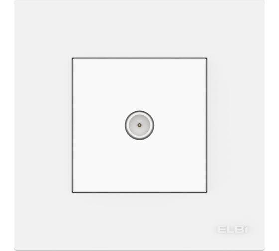 Изображение товара Проходная ТВ розетка Elbi Moda Vox Белый M+C 611-040232-272