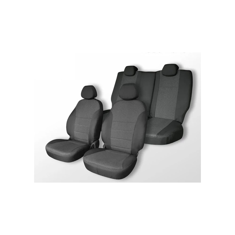 Изображение товара Чехлы DEFLY Nis3-2 для Nissan Almera 2012-2019, сплошной задний ряд, жаккард