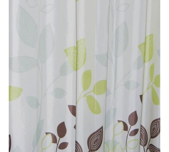 Изображение товара Штора для ванных комнат RIDDER Gerlinde бежевый/коричневый 180x200, Aqm 403090