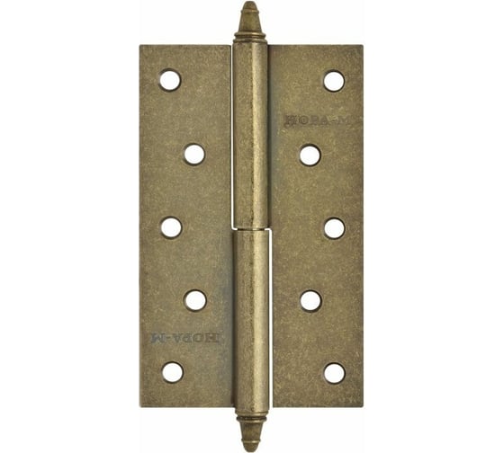 Изображение товара Петля НОРА-М 610-5" застар.бронза правая 125x75x2.5 5463