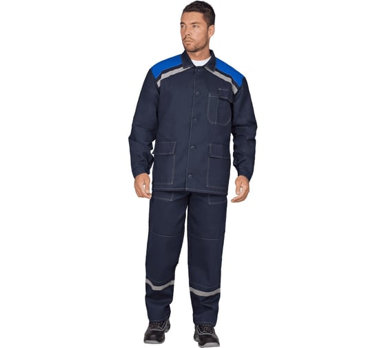 Изображение товара Костюм ГК Спецобъединение МОНТАЖ, темно-синий/василек, р. 128-132, рост 170-176, Кос 449/128/170