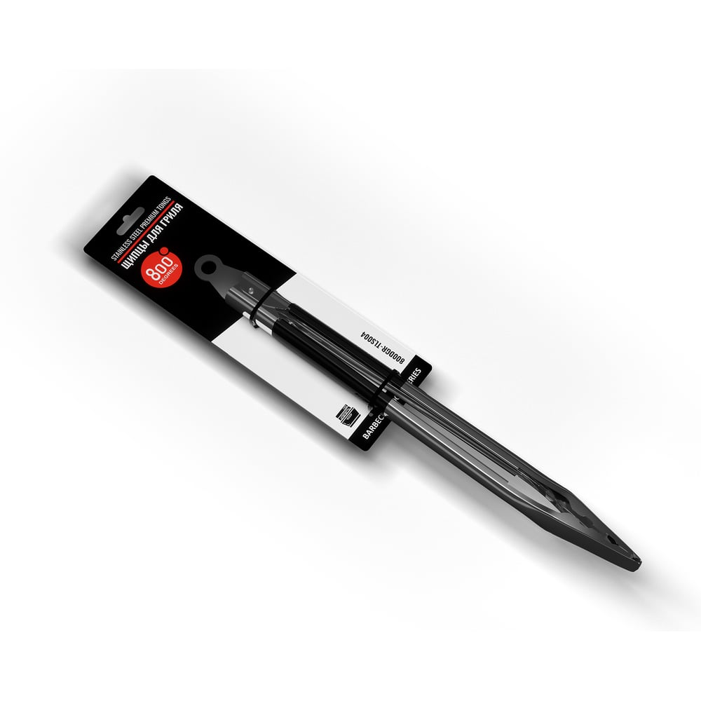 Изображение товара Щипцы для гриля с фиксатором 800 Degrees Silver Line нержавеющая сталь