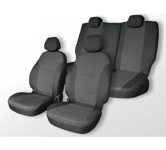 Изображение товара Чехлы на сиденья DEFLY Toyota Highlander, 2000-2003, жаккард Ty56-2