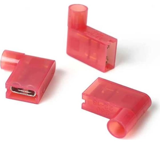 Изображение товара Разъемы флажковые изолированные «мама» в нейлоновом корпусе HLT РФИ-М(н)1.5-(6.3) (20 уп/по 20 шт в уп) 084-13-200