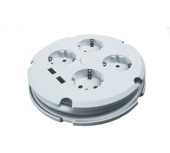 Изображение товара Удлинитель Navigator NPE-USB02-04-150-ESC-3X1с/з выключатель 4 гнезда 1.5м USB2.1A 61456