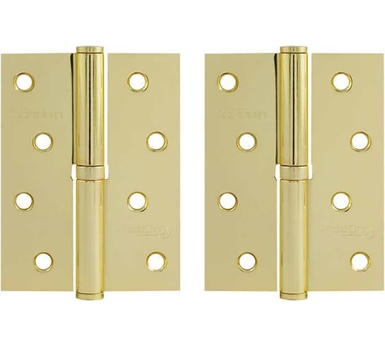 Изображение товара Петля НОРА-М 750-4" латун.покр. левая 2,5 мм №2 10587