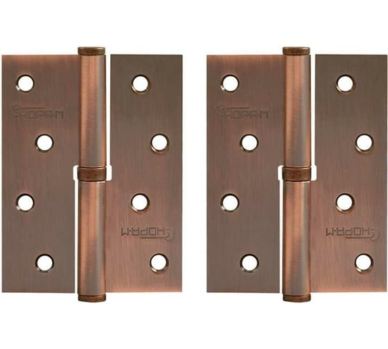 Изображение товара Петля НОРА-М 750-4" медн.покр. левая 2,5 мм №2 10590