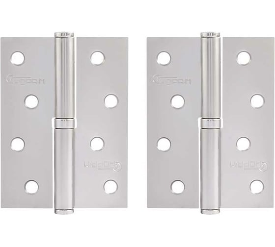 Изображение товара Петля НОРА-М 750-4" мат.хром.покр. левая 2,5 мм №2 11632