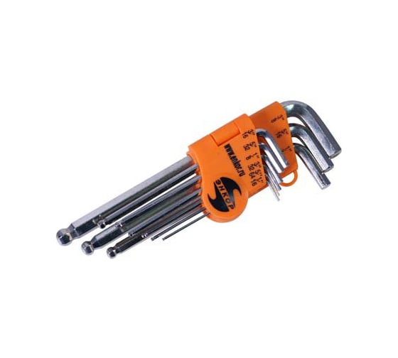 Изображение товара Набор шестигранников Энкор 9 шт, дюймовые 20896