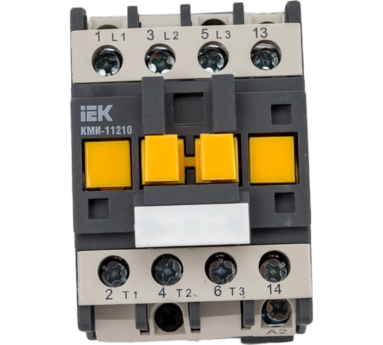 Изображение товара Контактор IEK КМИ-11210, 12А, 24В/АС3, 1НО KKM11-012-024-10