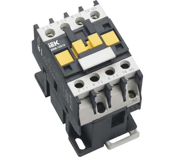 Изображение товара Контактор IEK КМИ-11211, 12А, 400В/АС3, 1НЗ KKM11-012-400-01