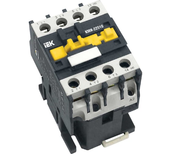 Изображение товара Контактор IEK КМИ-22510, 25А, 110В/АС3, 1НО KKM21-025-110-10