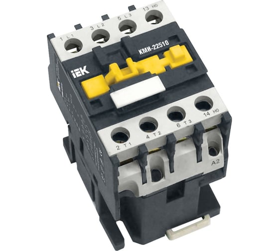 Изображение товара Контактор IEK КМИ-22510, 25А, 36В/АС3, 1НО KKM21-025-036-10