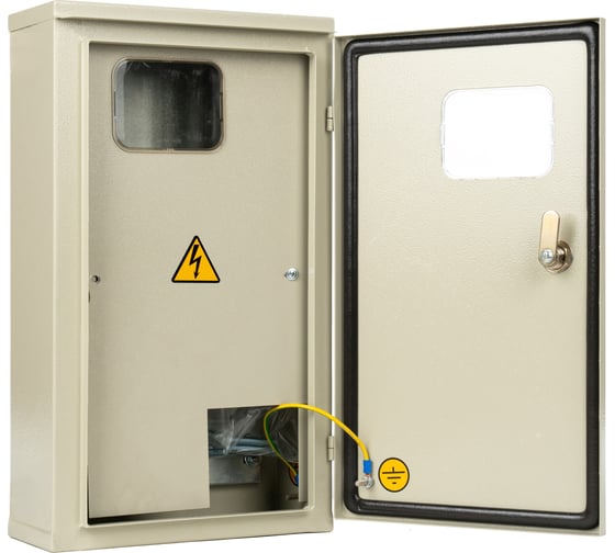 Изображение товара Щит учета ЩУ-3/1-1С МЭК ЭЛЕКТРИКА (445x260x120) IP65 без крепления MEC13307