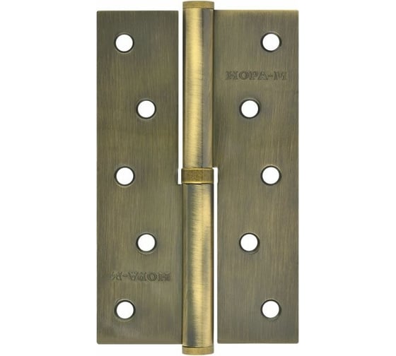 Изображение товара Петля НОРА-М 750-5" брон.покр. правая 2,5 мм №2 11627