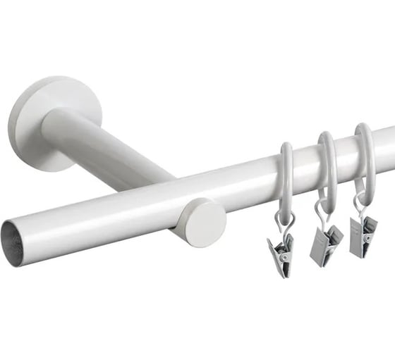 Изображение товара Карниз металлический ООО АС Март упак. Dance D19Г Белый 1,6м 4812634008804