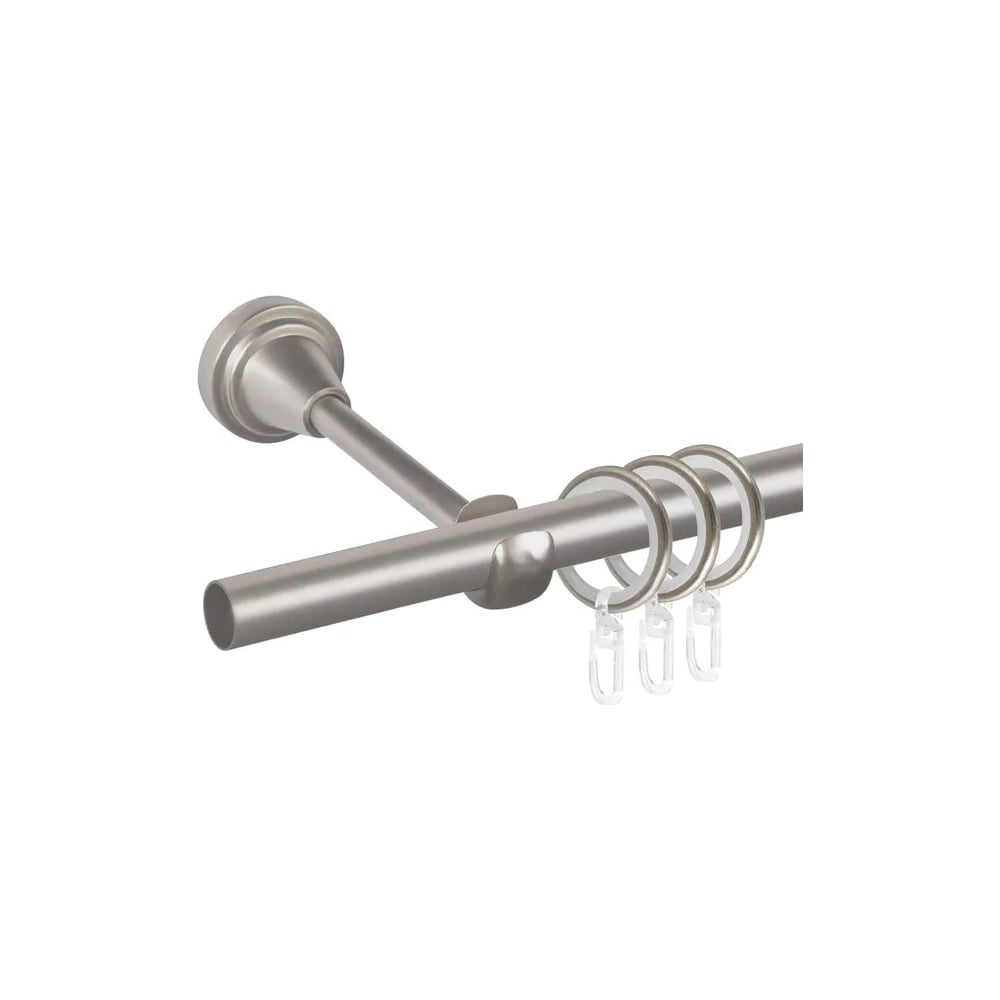 Изображение товара Металлический карниз Grace D16Г 3м сатин однорядный настенный для штор