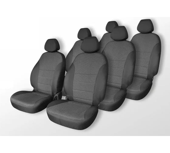 Изображение товара Чехлы на сиденья DEFLY Mitsubishi Delica, 1994-2007, 6 мест, капитанские кресла, жаккард Mts7-2