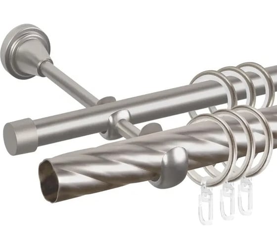 Изображение товара Карниз металлический ООО АС Март упак. Grace D25К/16Г Сатин 2,4м 4812634009863