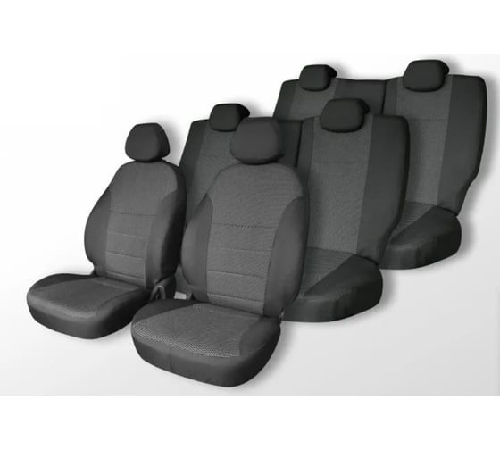 Изображение товара Чехлы на сиденья DEFLY Toyota Gaia (XM10), 1998-2004, 7 мест, жаккард Ty58-7-2