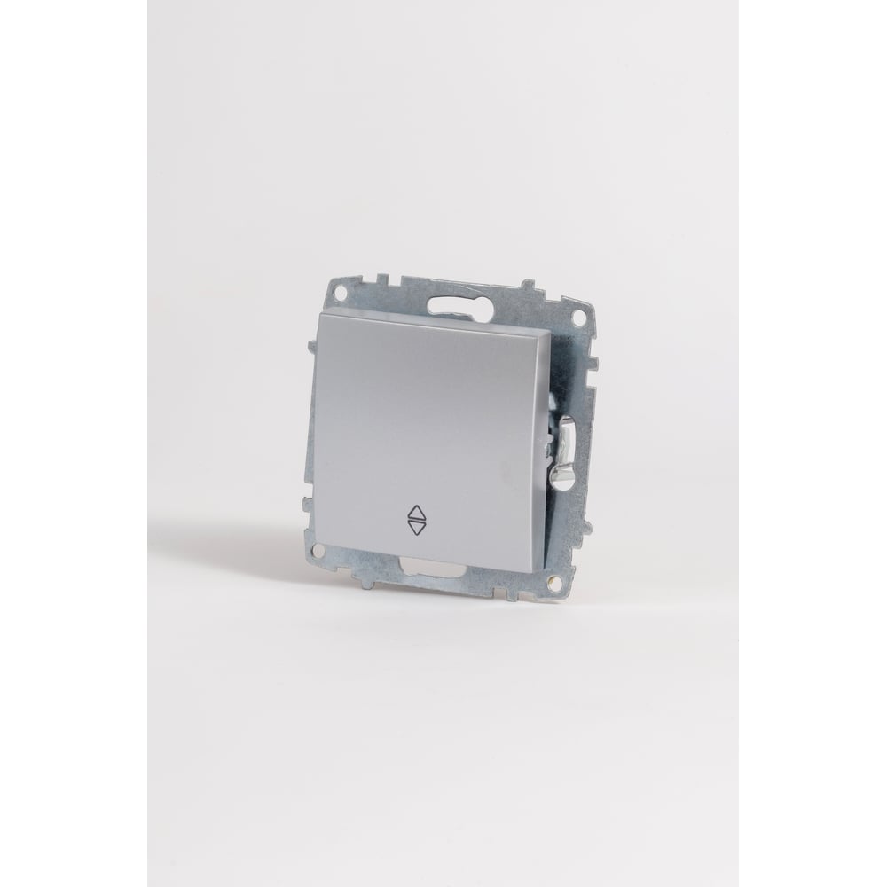 Изображение товара Переключатель Elbi Zena Vega Серый Металлик M+K 609-011000-209