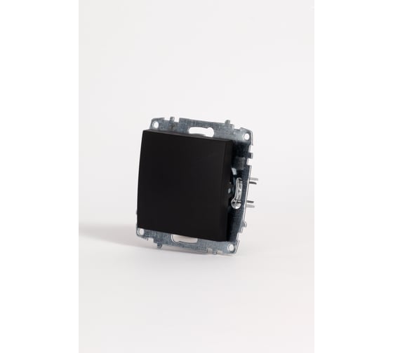 Изображение товара Выключатель Elbi Zena Vega Черный Матовый одноклавишный M+K 609-014800-200