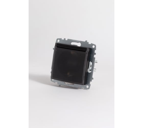 Изображение товара Розетка Elbi Zena Vega Черный Матовый с крышкой, заземлением и защитой от детей M+K 609-014800-219