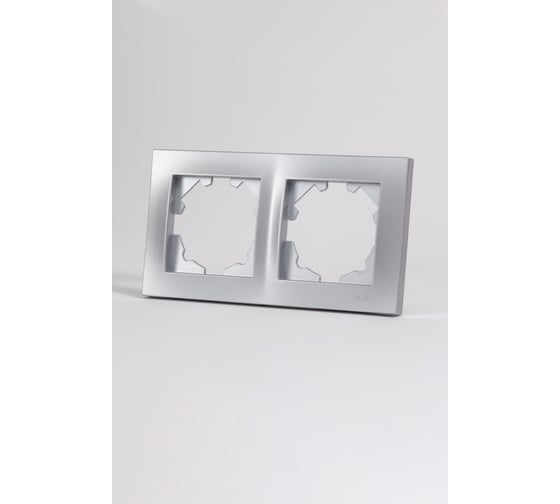 Изображение товара Рамка 2-местная Elbi Vega Серый Металлик 510-011000-226