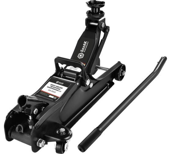 Изображение товара Домкрат гидравлический подкатной БелАК 2.5 т, низкопрофильный, в кейсе БАК.00535