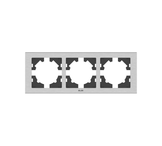 Изображение товара Рамка 3-я Elbi Arya серебро 511-021000-227
