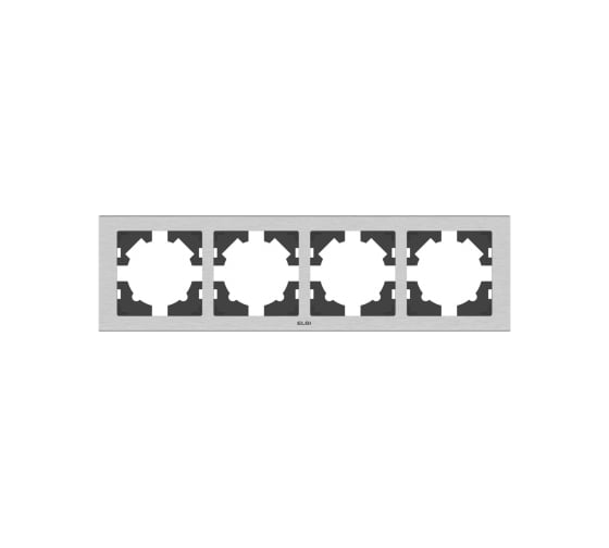 Изображение товара Рамка 4-я Elbi Arya серебро 511-021000-228