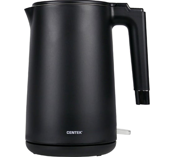 Изображение товара Чайник Centek черный, 1.5 л, 2200 Вт, двойные стенки, бесшовная колба, эффект термоса CT-1011