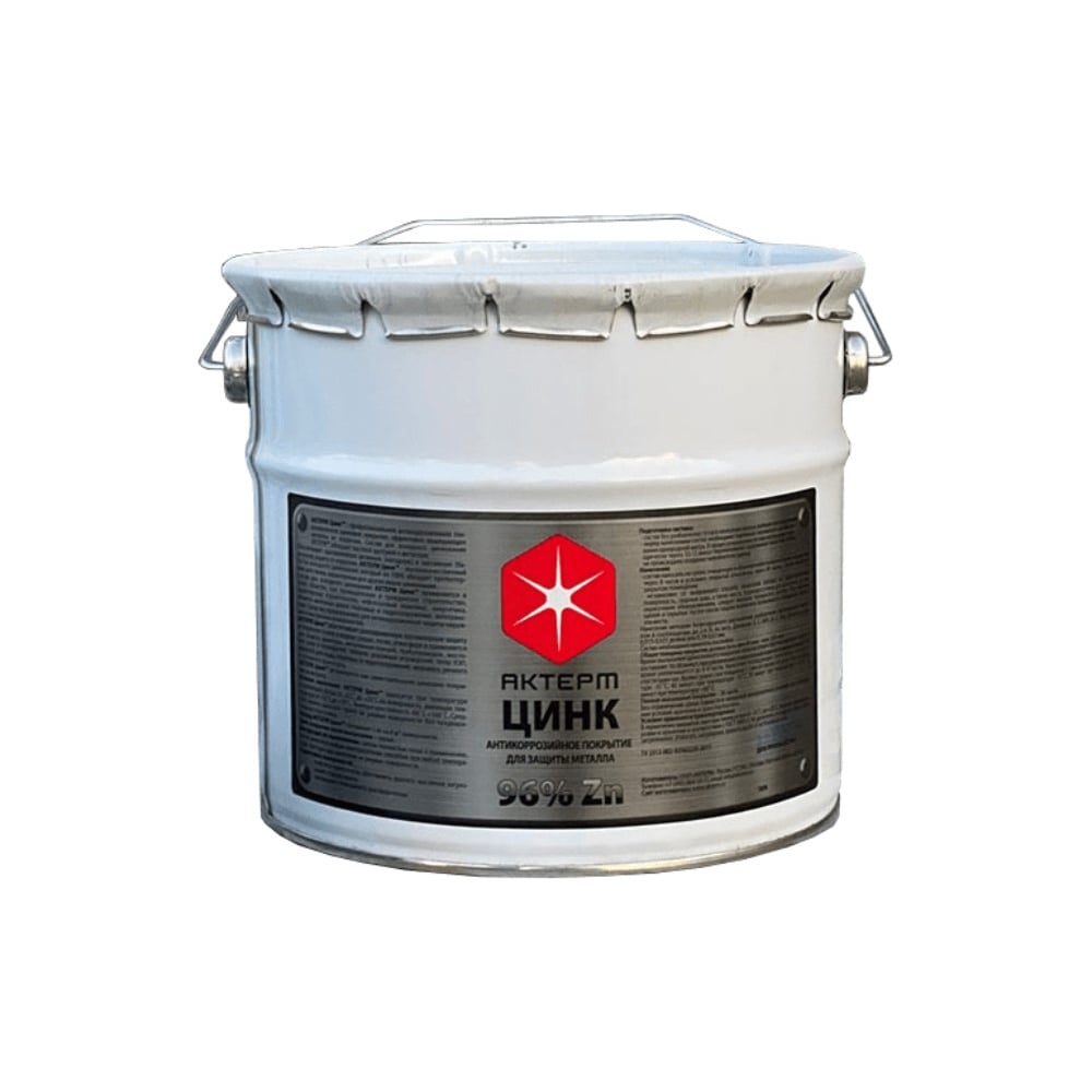 Изображение товара Цинк АКТЕРМ 6 кг защитная паста для наружных металлов