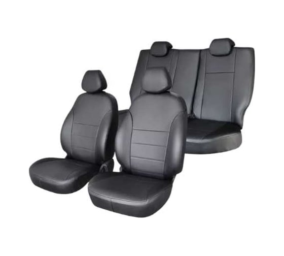 Изображение товара Чехлы на сиденья DEFLY Toyota Avensis (Т250), 2003-2008, cедан, задний ряд 60/40, жаккард Ty10-2