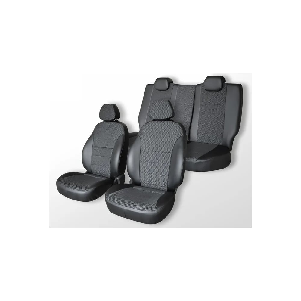 Чехлы на сиденья Ford Focus 2, 2004-2011, DEFLY Fr1-2C