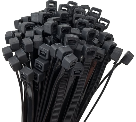 Изображение товара Ленточная хомут-стяжка Gigant 4,8x350 черный 100 шт. G/5/350/1