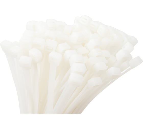 Изображение товара Ленточная хомут-стяжка Gigant 4,8x350 белый 100 шт. G/5/350/0