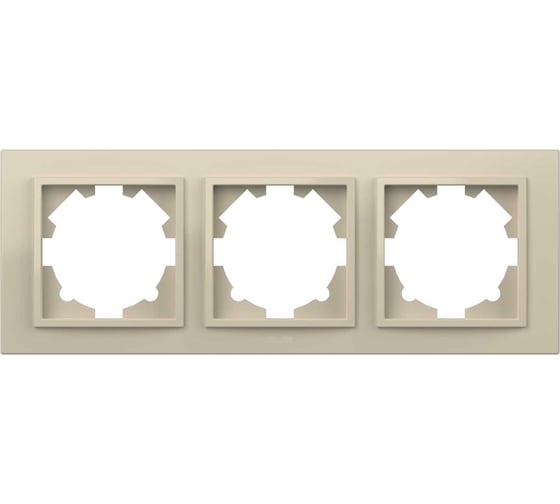 Изображение товара Рамка 3-местная Elbi Zena Kремовый 500-010300-227