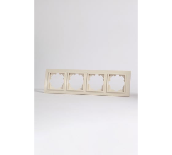 Изображение товара Рамка 4-местная Elbi Zena Kремовый 500-010300-228