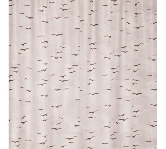 Изображение товара Штора для ванных комнат RIDDER Sylt бежевый/коричневый, 240x180 32419