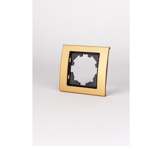 Изображение товара Рамка 1-местная Elbi Zena Platin Матовое Золото 500-073500-271