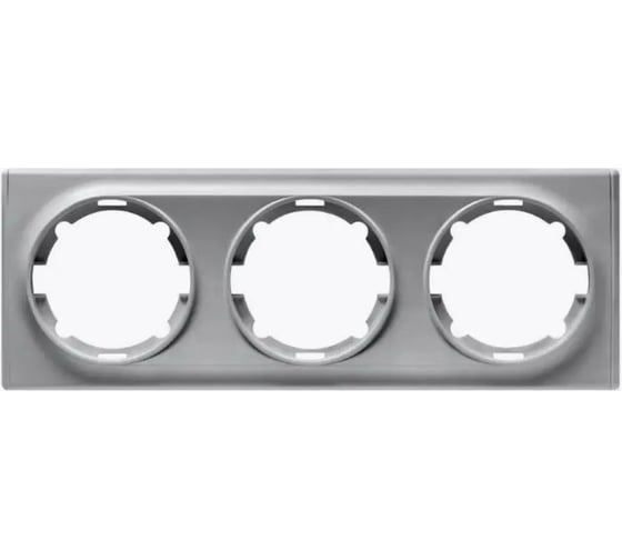 Изображение товара Комплект OneKeyElectro Рамка тройная, цвет серый (7шт.) 7702239