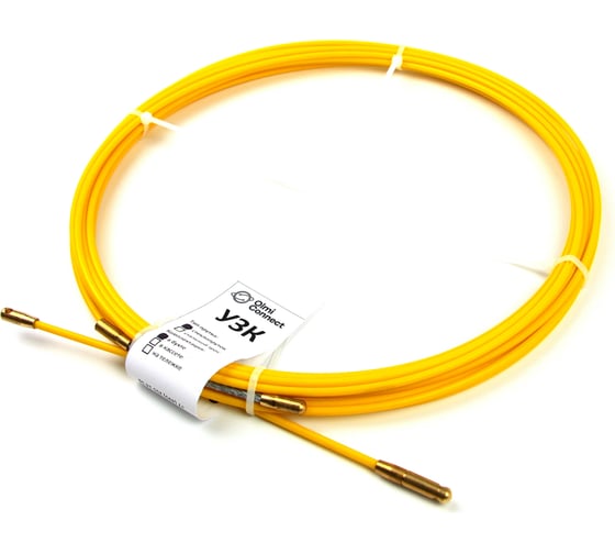 Изображение товара Протяжка для кабеля мини OlmiOn УЗК d=4,5 мм L=300 м в бухте, желтый СП-Б-4,5/300