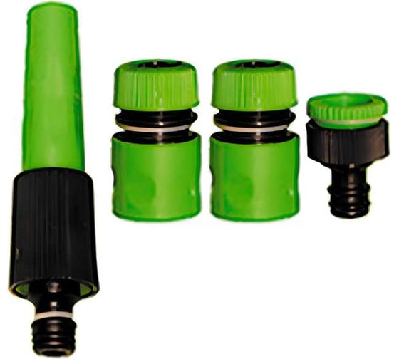 Изображение товара Набор фитингов 4 предмета для шлангов, адаптер внешний 1/2" DAPKO 4100000301