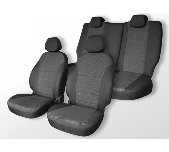 Изображение товара Чехлы на сиденья DEFLY Renault Sandero 2012-2022, жаккард Rn12-2