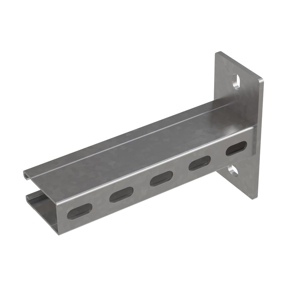 Страт-консоль Система КМ одиночная, усиленная, развернутая, 41x72 мм, L400 мм, s:2,5 мм LO32112 KSSUR72-400