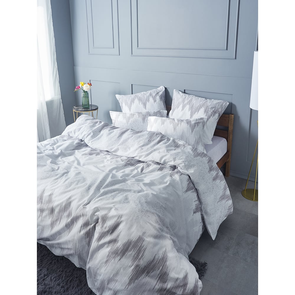 Изображение товара Комплект постельного белья Guten Morgen Silver, поплин, евроразмер