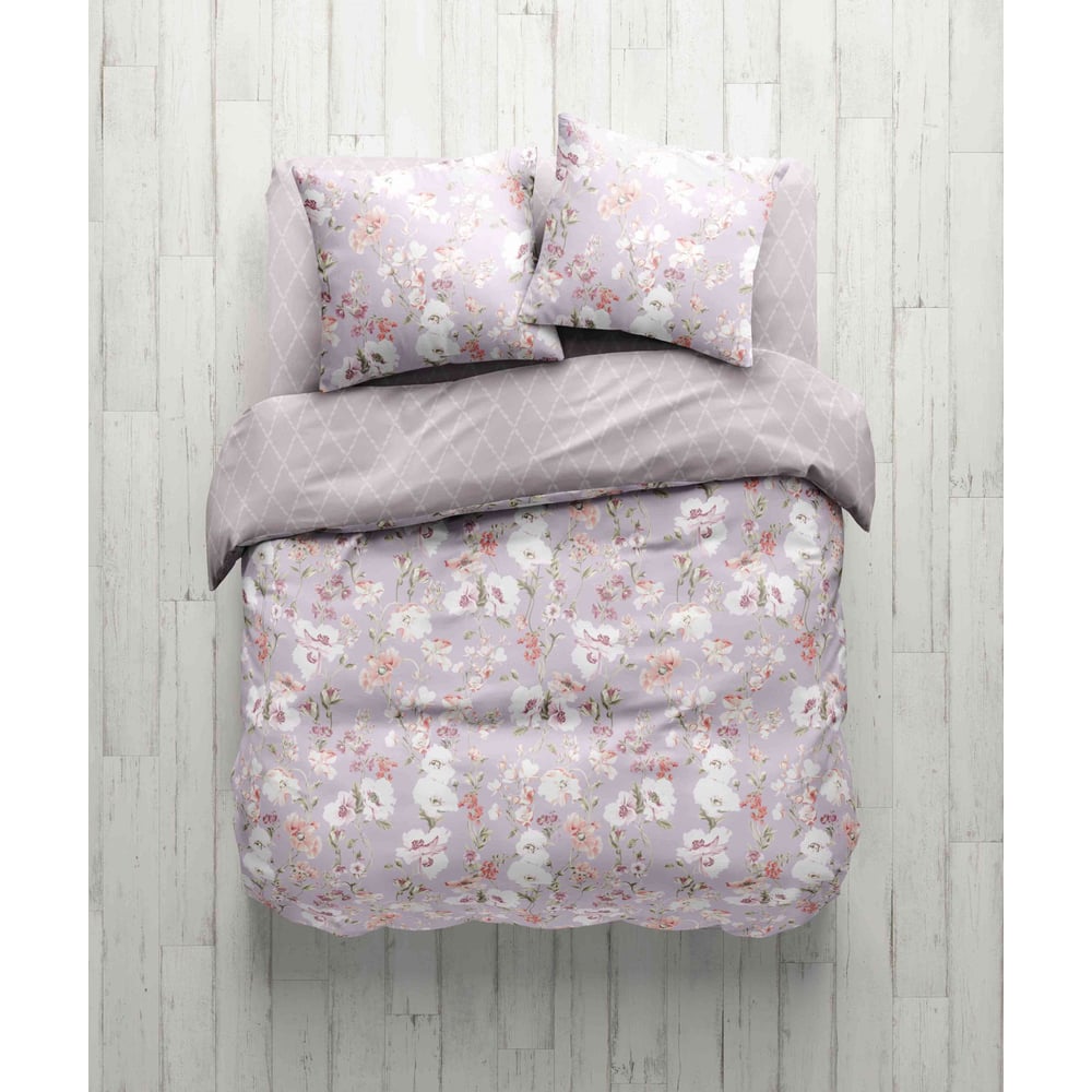 Изображение товара Комплект постельного белья Guten Morgen поплин 2 сп Макси цветы 70x70 Наволочки