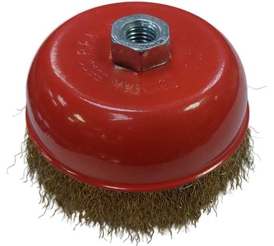 Изображение товара Щетка для УШМ "чашка" (мягкая проволока) 125 мм TOOLAS 00002799