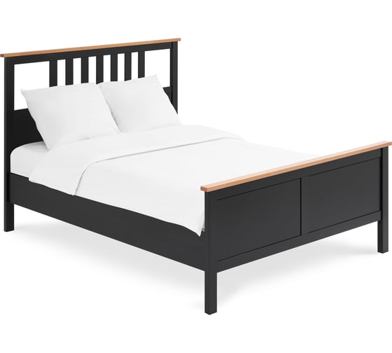 Изображение товара Кровать Лузалес КЫМОР 140x200 черный/светло-коричневый 5031320312